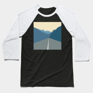 Road to the mountains Baseball T-Shirt